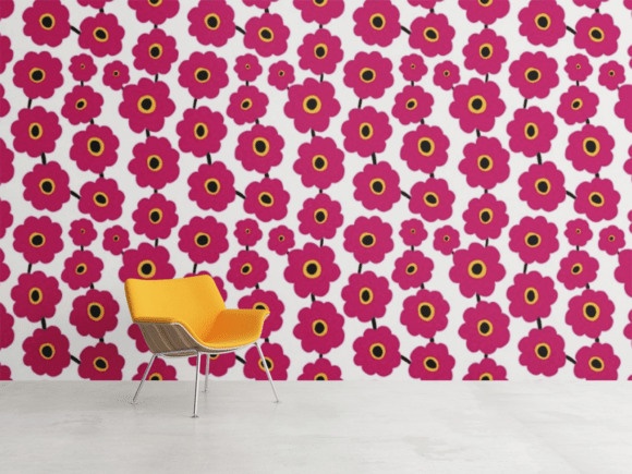 Abstract Bold Summer Seamless Flowers