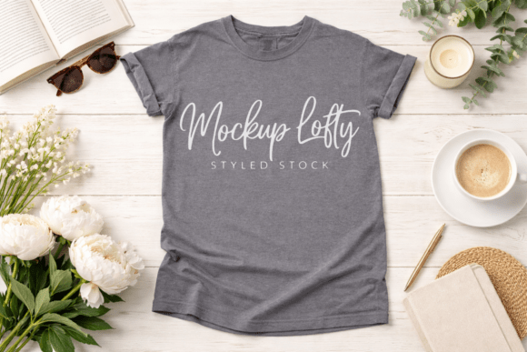 C1717 Pepper Flat Lay T-shirt Mockup