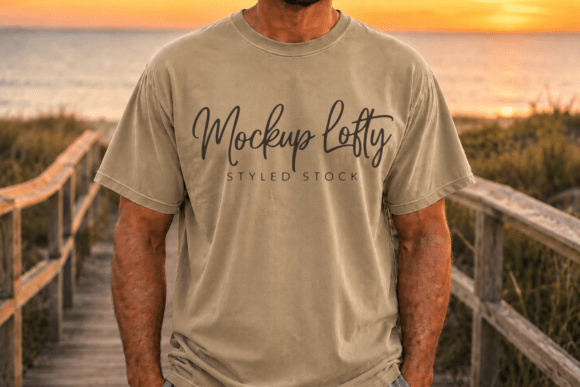 Comfort Colors C1717 Khaki Shirt Mockup: A Powerful Tool for Designers and Brands