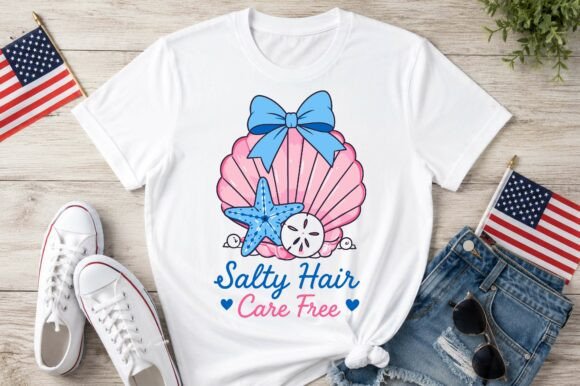 Cute Seashell Starfish Summer Sublimation