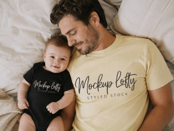 Daddy and Me CC1717 T-shirt Mockup 20