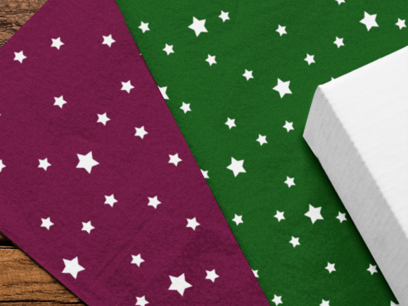Dark Background White Stars