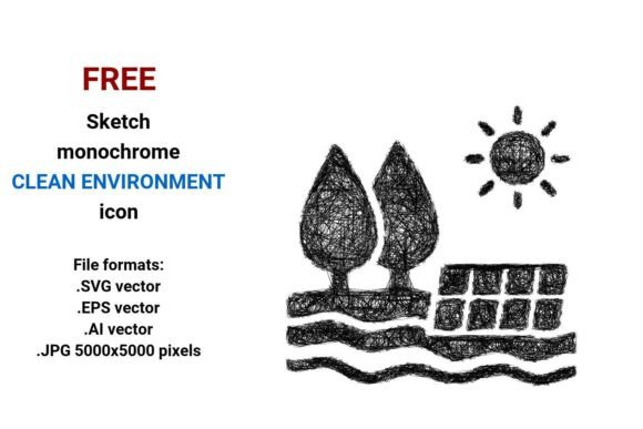 Free Sketch Clean Environment Icons: High-Quality Vector Downloads for Eco-Friendly Design