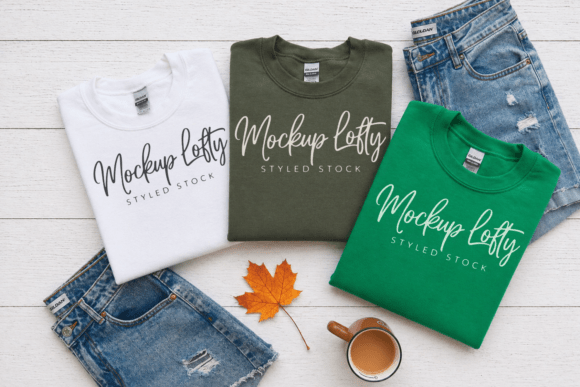 Gildan 18000 Group Sweatshirt Mockup 32: A Versatile Design Tool for Modern Branding
