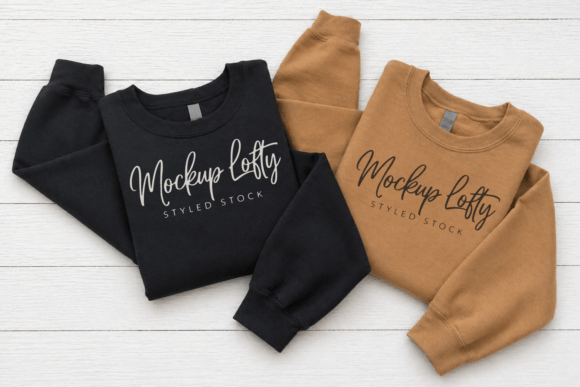 Gildan 18000 Group Sweatshirt Mockup 36