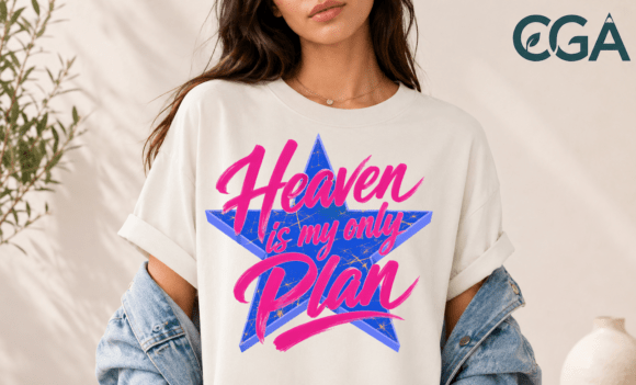 Heaven My Only Plan Christian Star Png