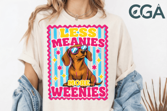 Less Meanies More Weenies Stripe Png