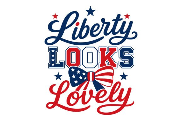 Liberty Looks Lovely Patriotic Bow