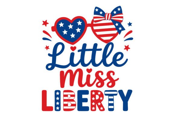 Little Miss Liberty Patriotic Sunglasses