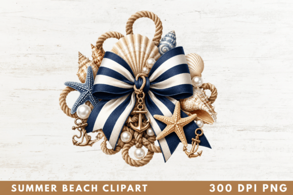 Nautical Anchor Bow Clipart PNG: A Creative Resource for Designers and Crafters