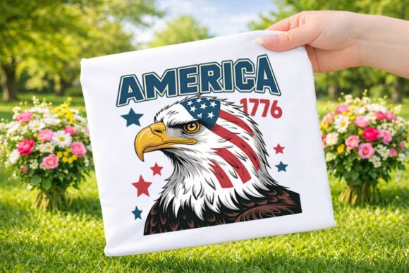 Powerful Patriotism: The America 1776 Eagle PNG