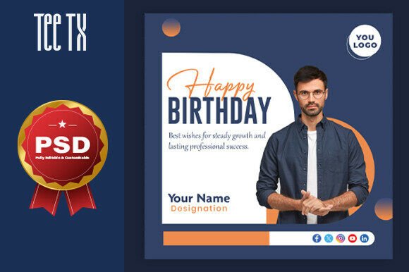 Professional Birthday Template