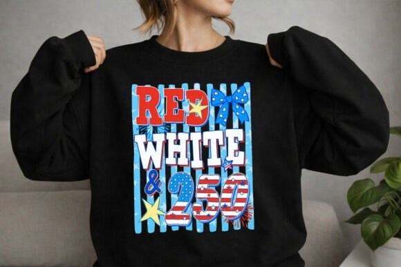 Red White and 250 PNG: A Vibrant Celebration of American Freedom