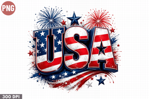USA Fireworks Patriotic PNG USA PNG